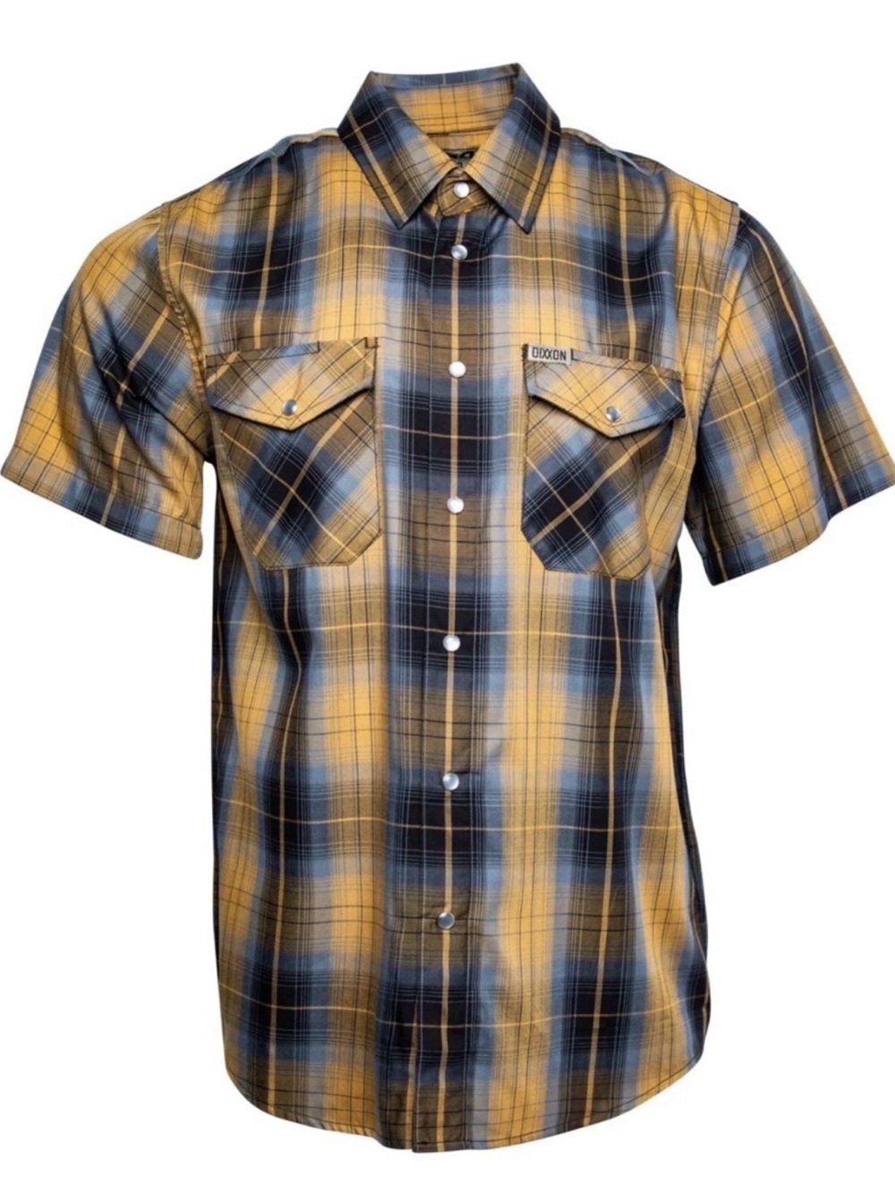 DIXXON The Kid Bamboo Short Sleeve Button Down Shirt, Size Small